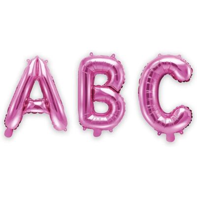 Ballon lettre Z en aluminium rose - 35cm par Grabo - Publicité Ballon lettre Z en aluminium rose - 35cm par Grabo - Publicité