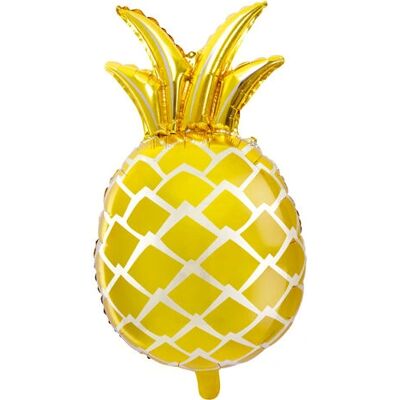 Zlatý ananas balón - 38x63cm - Balón Zlatý ananas balón - 38x63cm - Balón