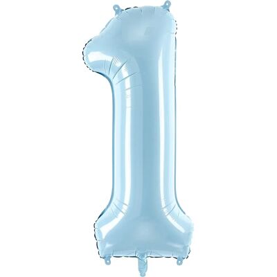 Pricenet Modell 1 Hellblauer Folienballon - Ballon Pricenet Modell 1 Hellblauer Folienballon - Ballon