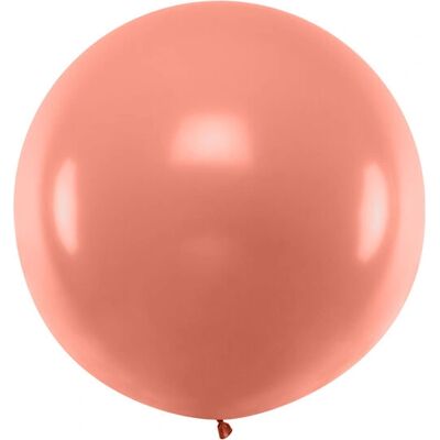 PartyDeco OLBO-019R Roségold runder Ballon - Partydekoration PartyDeco OLBO-019R Roségold runder Ballon - Partydekoration