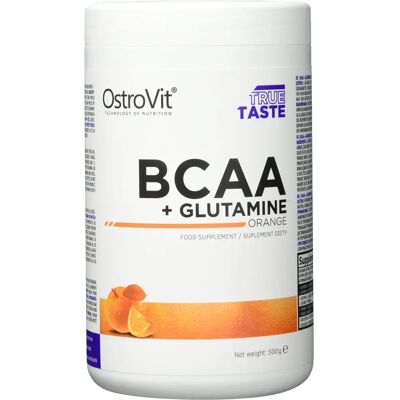 Ostrovit BCAA + Glutamine Orange - Supplément pour Endurance Musculaire & Brûlage de Graisse - Publicité Ostrovit BCAA + Glutamine Orange - Supplément pour Endurance Musculaire & Brûlage de Graisse - Publicité