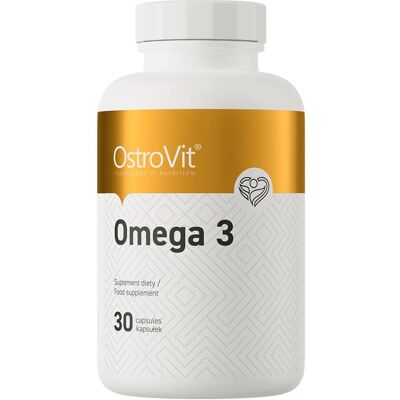 OstroVit Omega 3 - Apoyo al corazón y cerebro - 30 cápsulas OstroVit Omega 3 - Apoyo al corazón y cerebro - 30 cápsulas