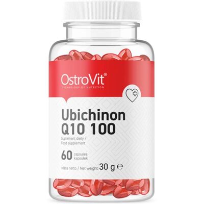OstroVit Coenzyme Q10 100mg - Soutien Énergie - 60 Capsules - Publicité OstroVit Coenzyme Q10 100mg - Soutien Énergie - 60 Capsules - Publicité