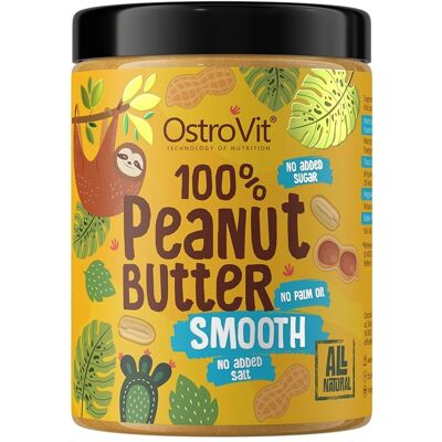 Masło Orzechowe OstroVit - 100% Orzeszki Ziemne - 1Kg Masło Orzechowe OstroVit - 100% Orzeszki Ziemne - 1Kg