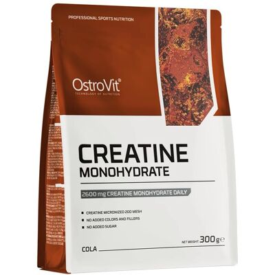 OSTROVIT Creatina Monoidrata In Polvere, Cola, 300 Gr OSTROVIT Creatina Monoidrata In Polvere, Cola, 300 Gr