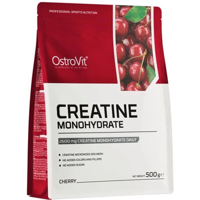 OstroVit Creatine Monohydrate - Wiśnia - 500 g - Suplement diety OstroVit Creatine Monohydrate - Wiśnia - 500 g - Suplement diety