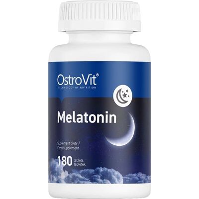 OstroVit Melatonin 4mg/1mg 180 Tabletten - Schlafunterstützung OstroVit Melatonin 4mg/1mg 180 Tabletten - Schlafunterstützung