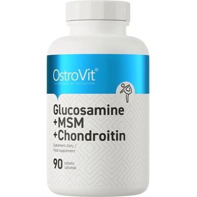 OstroVit Glucosamine + MSM + Chondroïtine - 90 Comprimés - Publicité OstroVit Glucosamine + MSM + Chondroïtine - 90 Comprimés - Publicité