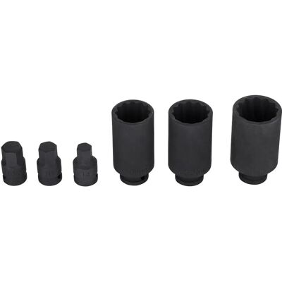 QUATROS Impact- und Sechskant-Set - 30/32/36mm & H14/H17/H19 - Für Schlagschrauber QUATROS Impact- und Sechskant-Set - 30/32/36mm & H14/H17/H19 - Für Schlagschrauber