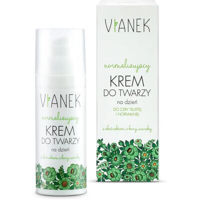Crème de Jour Normalisante Vianek 50ml - Pour peau grasse et sensible - Publicité Crème de Jour Normalisante Vianek 50ml - Pour peau grasse et sensible - Publicité