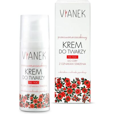 Vianek Krem na Noc Przeciwzmarszczkowy - Nawilżający i Odmładzający Vianek Krem na Noc Przeciwzmarszczkowy - Nawilżający i Odmładzający