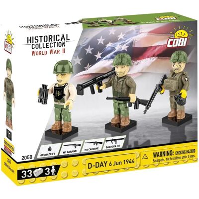 Cobi 33 Darab WWII D-DAY Építőjáték - Építőjáték Cobi 33 Darab WWII D-DAY Építőjáték - Építőjáték