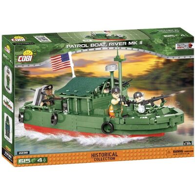 COBI PBR 21 MK.II – Patrouillenboot Vietnamkrieg – Bausatz COBI PBR 21 MK.II – Patrouillenboot Vietnamkrieg – Bausatz