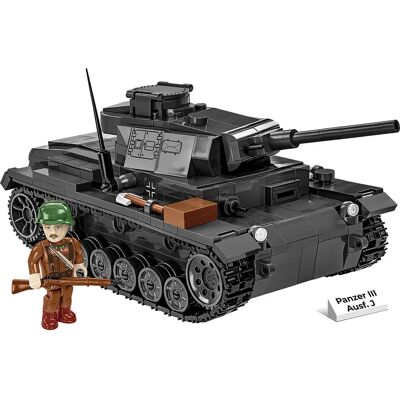 Cobi WWII Panzer III Ausf.J Historical Tank 590 Bricks Cobi WWII Panzer III Ausf.J Historical Tank 590 Bricks