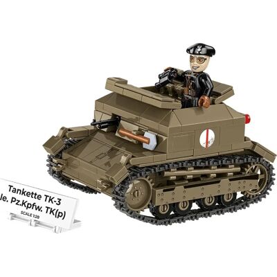 COBI Modell -2658 - WWII Tankette TK-3 - Építőjátékok COBI Modell -2658 - WWII Tankette TK-3 - Építőjátékok