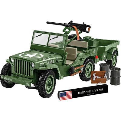 Willys MB és Trailer - COBI WWII Építőjáték Willys MB és Trailer - COBI WWII Építőjáték