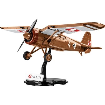 Cobi PZL P.11c Modell - Historisk Samling - 320 Delar Cobi PZL P.11c Modell - Historisk Samling - 320 Delar