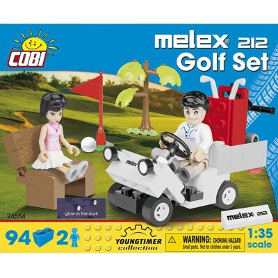 Cobi Melex 212 Golfset - 94 Teile - 2 Figuren - Sammlerstück Cobi Melex 212 Golfset - 94 Teile - 2 Figuren - Sammlerstück