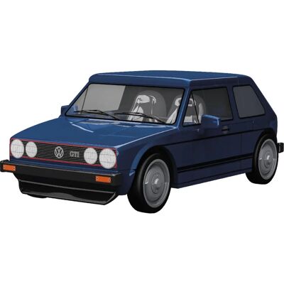 Cobi Volkswagen Golf GTI 1976 68 Stück - Bauspiel - COBI-24615 Cobi Volkswagen Golf GTI 1976 68 Stück - Bauspiel - COBI-24615