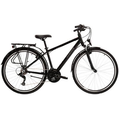 Kross Trans 1.0 Aluminium Fahrrad - 28 Zoll - Herren Grau/Schwarz Kross Trans 1.0 Aluminium Fahrrad - 28 Zoll - Herren Grau/Schwarz
