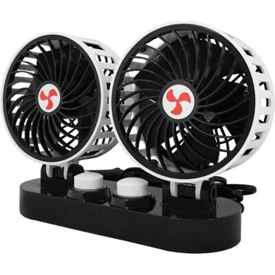 LTC Autolüfter 2x5" 12V - Regulierung, Ventilator, Weiß LTC Autolüfter 2x5" 12V - Regulierung, Ventilator, Weiß