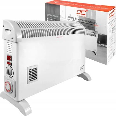 Chauffe-eau convecteur LTC 2000W avec flux d'air turbo - Portable & Programmable - Publicité Chauffe-eau convecteur LTC 2000W avec flux d'air turbo - Portable & Programmable - Publicité