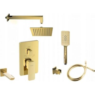 LOFT GOLD - Bateria LOFT GOLD 3F - Złoto - Ceramika 3 funkcje - Bateria wannowa LOFT GOLD - Bateria LOFT GOLD 3F - Złoto - Ceramika 3 funkcje - Bateria wannowa