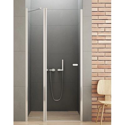 OTITEC Drzwi prysznicowe obrotowe 90x195cm - Szklano bezpieczne OTITEC Drzwi prysznicowe obrotowe 90x195cm - Szklano bezpieczne