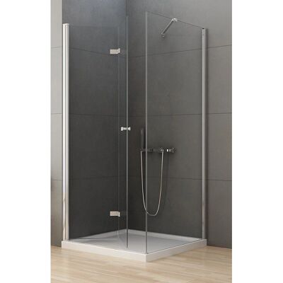 SOLEO - D-0147A/D-0089B - Gauche - Verre 6mm - Cabine de douche - Publicité SOLEO - D-0147A/D-0089B - Gauche - Verre 6mm - Cabine de douche - Publicité