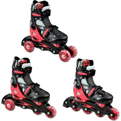 RAVEN Singer Noir/Rouge 3-en-1 Roller - Patins - Publicité RAVEN Singer Noir/Rouge 3-en-1 Roller - Patins - Publicité
