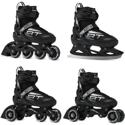 Raven Profession 4en1 Roller en Ligne Ajustables Noirs - Patins - Publicité Raven Profession 4en1 Roller en Ligne Ajustables Noirs - Patins - Publicité