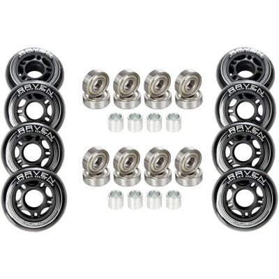 RAVEN Skates ABEC7 72mm 82A Czarny - Koła RAVEN Skates ABEC7 72mm 82A Czarny - Koła
