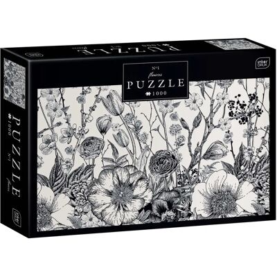 Interdruk 1000 Blomster Puzzle - Puzzle Interdruk 1000 Blomster Puzzle - Puzzle