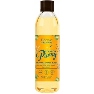 Shampoing à la bière naturelle Barwa - Brillance, 300ml - Publicité Shampoing à la bière naturelle Barwa - Brillance, 300ml - Publicité
