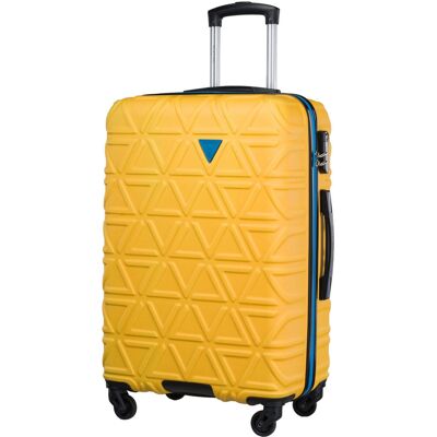 Puccini ABS018B Żółta walizka na kabinę - Valise cabine Puccini ABS018B Żółta walizka na kabinę - Valise cabine