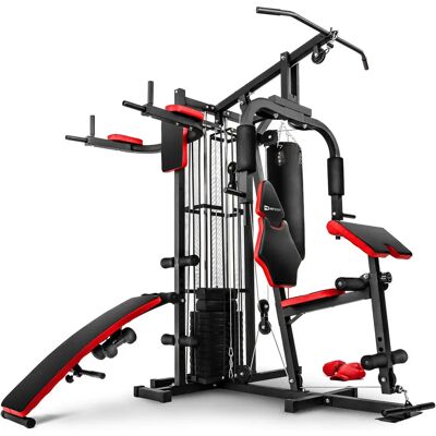 Hop-Sport - HS-1054K - 3 stanowiska - 72 kg - Siłownia domowa Hop-Sport - HS-1054K - 3 stanowiska - 72 kg - Siłownia domowa