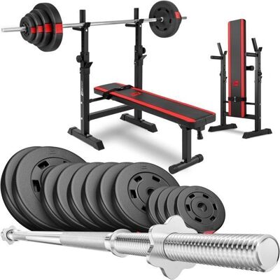 Zestaw do Podnoszenia Ciężarów Hop-Sport - 69kg, HS-1080 Zestaw do Podnoszenia Ciężarów Hop-Sport - 69kg, HS-1080