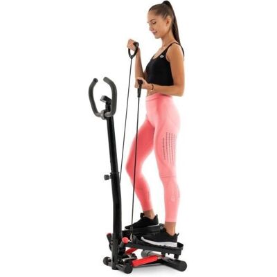 Hop-Sport Noble HS-055S Regulowany czerwony stepper - Sprzęt do ćwiczeń Hop-Sport Noble HS-055S Regulowany czerwony stepper - Sprzęt do ćwiczeń