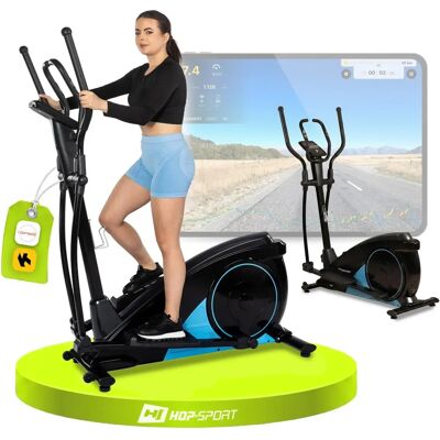 Hop-Sport HS-060C Blaze Entraîneur Elliptique - Graisse corporelle & Bluetooth - Publicité Hop-Sport HS-060C Blaze Entraîneur Elliptique - Graisse corporelle & Bluetooth - Publicité