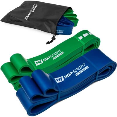 Hop-Sport - Ensemble de bandes 23-80 kg - Vert - 2 pcs - Publicité Hop-Sport - Ensemble de bandes 23-80 kg - Vert - 2 pcs - Publicité