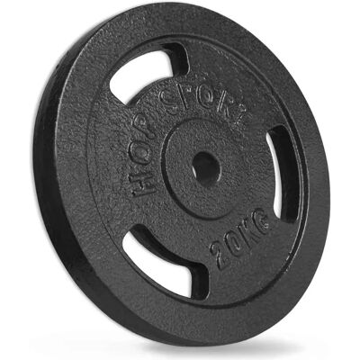 Hop-Sport 20kg Gusseisen Gewichtsscheibe - Gewichtsscheibe Hop-Sport 20kg Gusseisen Gewichtsscheibe - Gewichtsscheibe