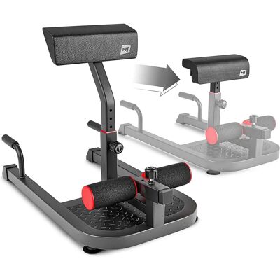 Hop-Sport HS-2020SM Machine à squats - Hauteur réglable, Structure en acier stable - Publicité Hop-Sport HS-2020SM Machine à squats - Hauteur réglable, Structure en acier stable - Publicité
