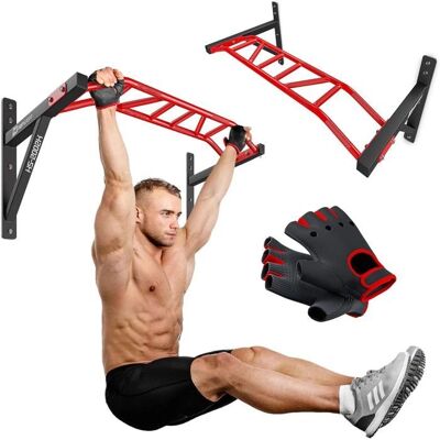 Hop-Sport Wandmontierter Klimmzugstange - Krafttraining Hop-Sport Wandmontierter Klimmzugstange - Krafttraining