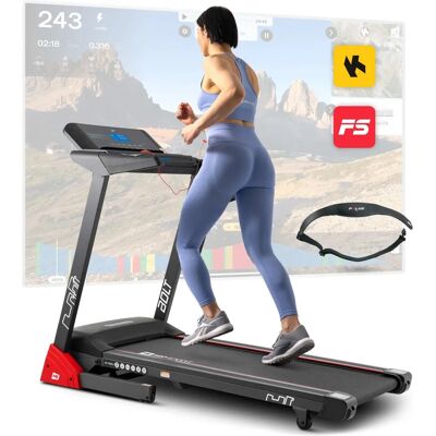 Tapis de course électrique Bolt HS-1400LB - Compact, Bluetooth, 12 Programmes - Publicité Tapis de course électrique Bolt HS-1400LB - Compact, Bluetooth, 12 Programmes - Publicité