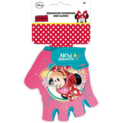 Gants pour vélo pour enfants Minnie Mouse - Rose - Résistance - Publicité Gants pour vélo pour enfants Minnie Mouse - Rose - Résistance - Publicité