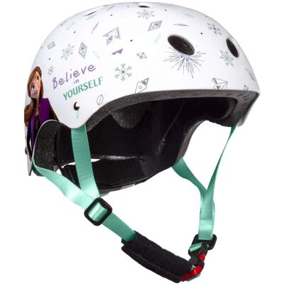 Seven - Casque Blanc Frozen II - Taille 54-58cm - Publicité Seven - Casque Blanc Frozen II - Taille 54-58cm - Publicité