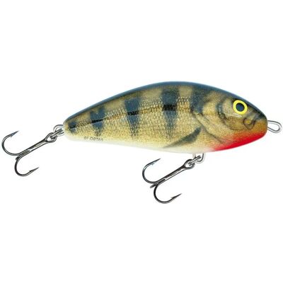 Salmo Fatso Schwimmend 10cm - Smaragdperch - Angelköder Salmo Fatso Schwimmend 10cm - Smaragdperch - Angelköder
