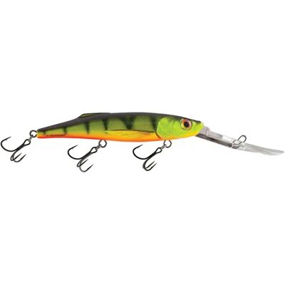 Salmo Hot perch - 12 cm 24 g Tiefer tauchender Köder mit internem Rassel - Fischart: Hecht, Barsch Salmo Hot perch - 12 cm 24 g Tiefer tauchender Köder mit internem Rassel - Fischart: Hecht, Barsch