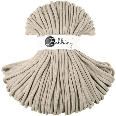 Bobbiny Jumbo 9 mm Beige - Corde en coton Jumbo - Publicité Bobbiny Jumbo 9 mm Beige - Corde en coton Jumbo - Publicité
