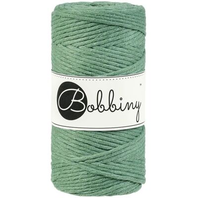 Corde de Macramé Bobbiny - Vert Eucalyptus - 3 mm - Publicité Corde de Macramé Bobbiny - Vert Eucalyptus - 3 mm - Publicité